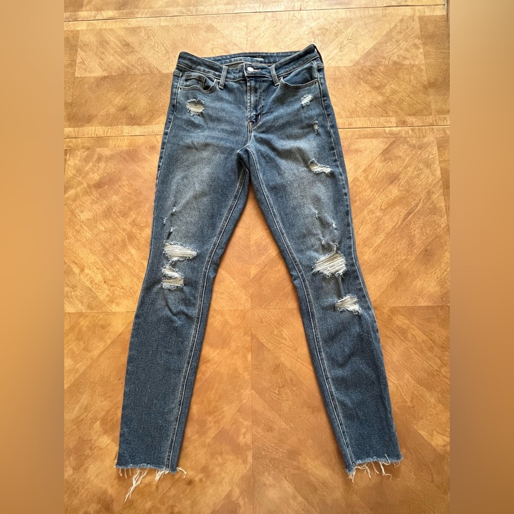 Old Navy Distressed Skinny Jeans – 4 Tall